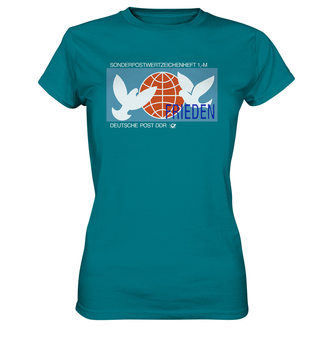DDR Ostalgie Shirt Mädels • SONDERMARKE FRIEDEN - DDR