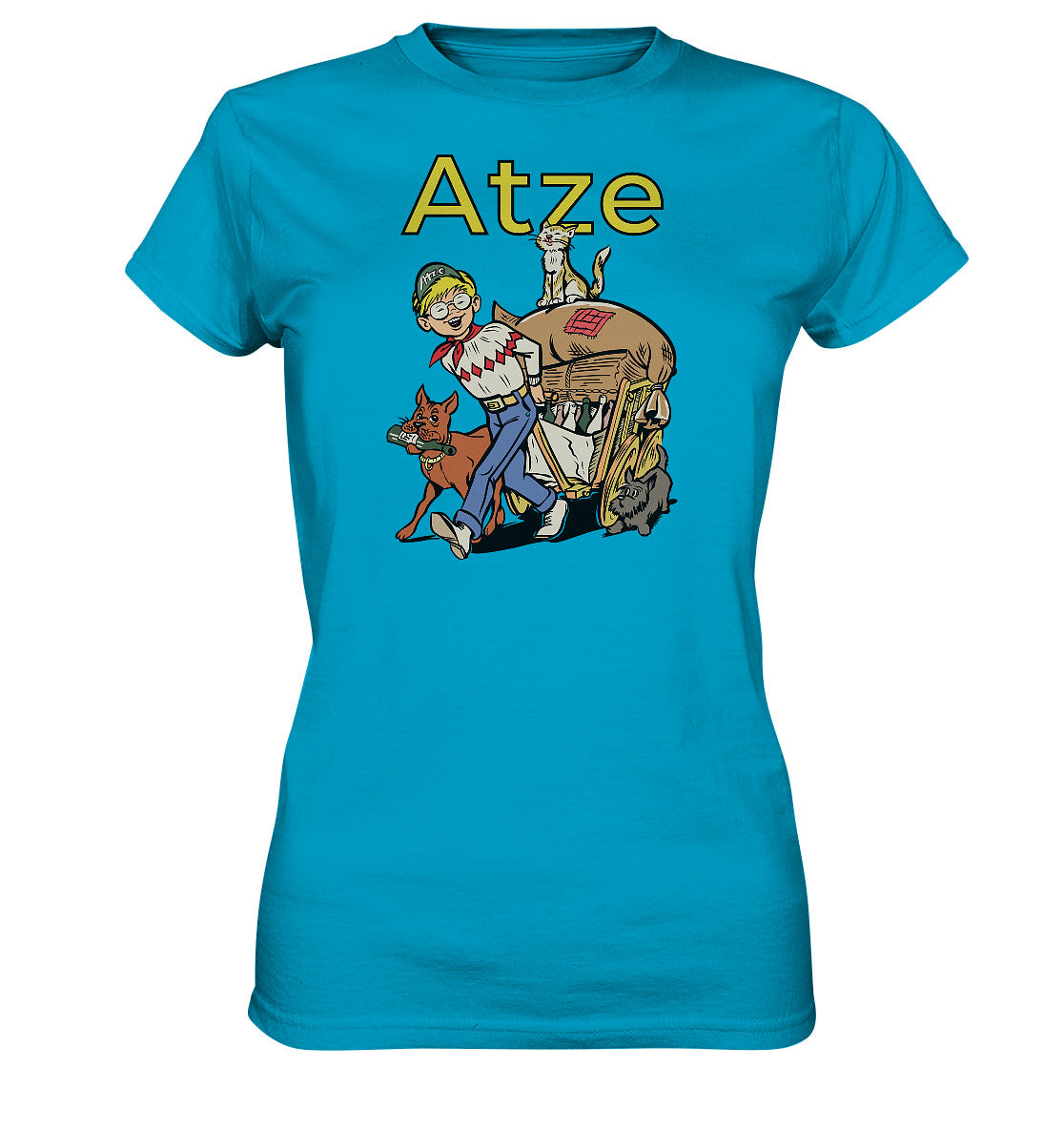 DDR Ostalgie Shirt Mädels • ATZE - TITEL ALTSTOFFE