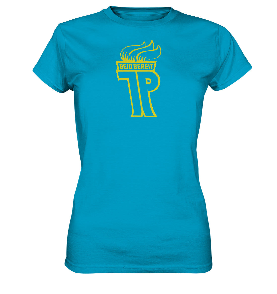DDR Ostalgie Shirt Mädels • JUNGE PIONIERE, SEID BEREIT - Outline