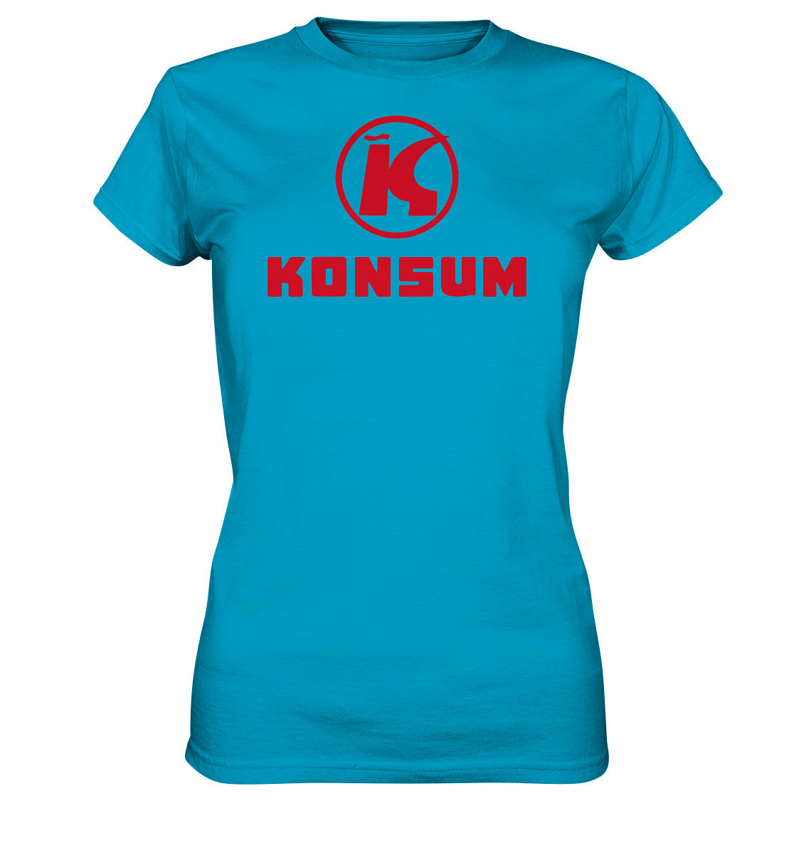 DDR Ostalgie Shirt Mädels • KONSUM - hell