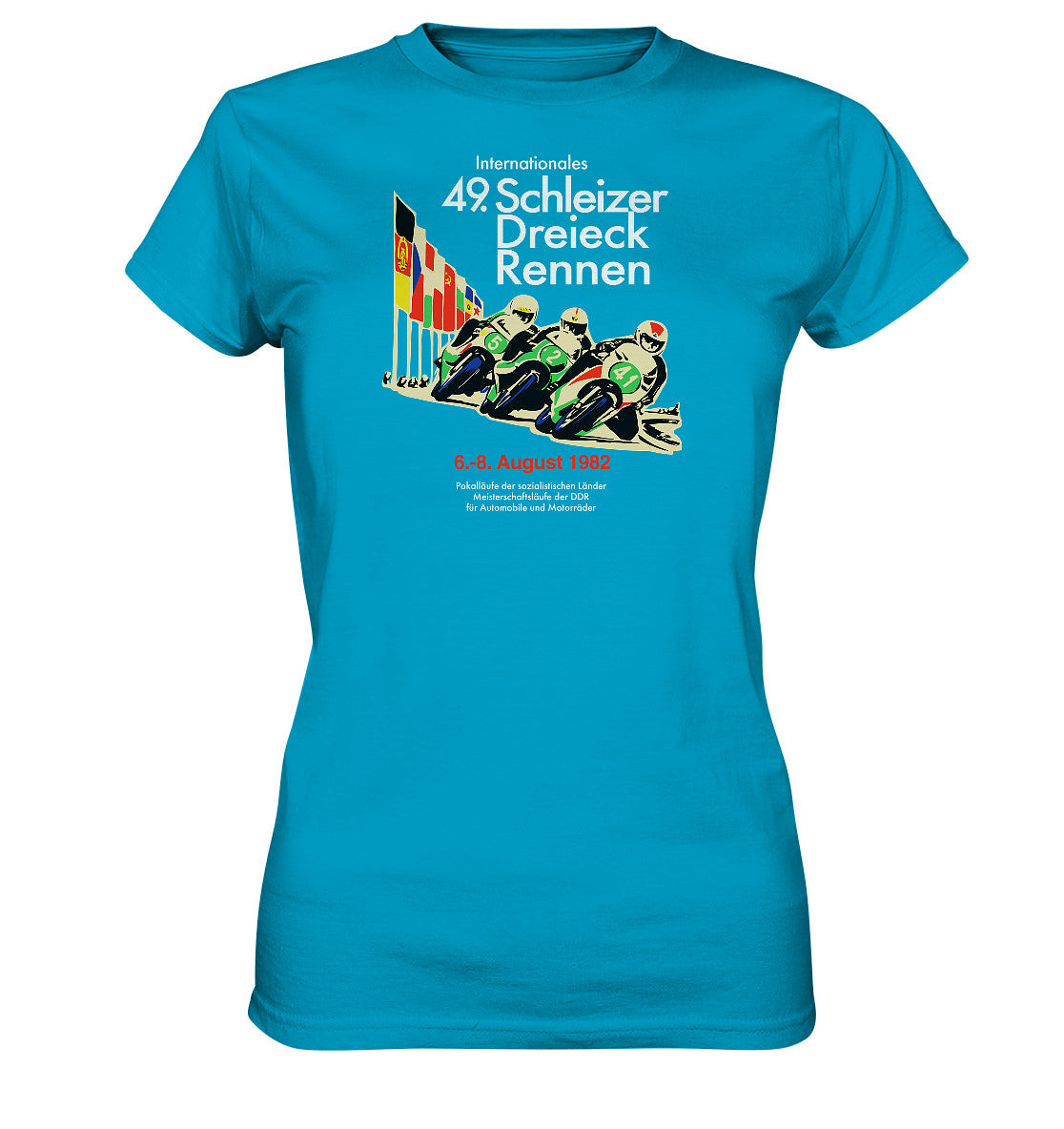 DDR Ostalgie Shirt Mädels • SCHLEIZER DREIECK-RENNEN DDR 1982