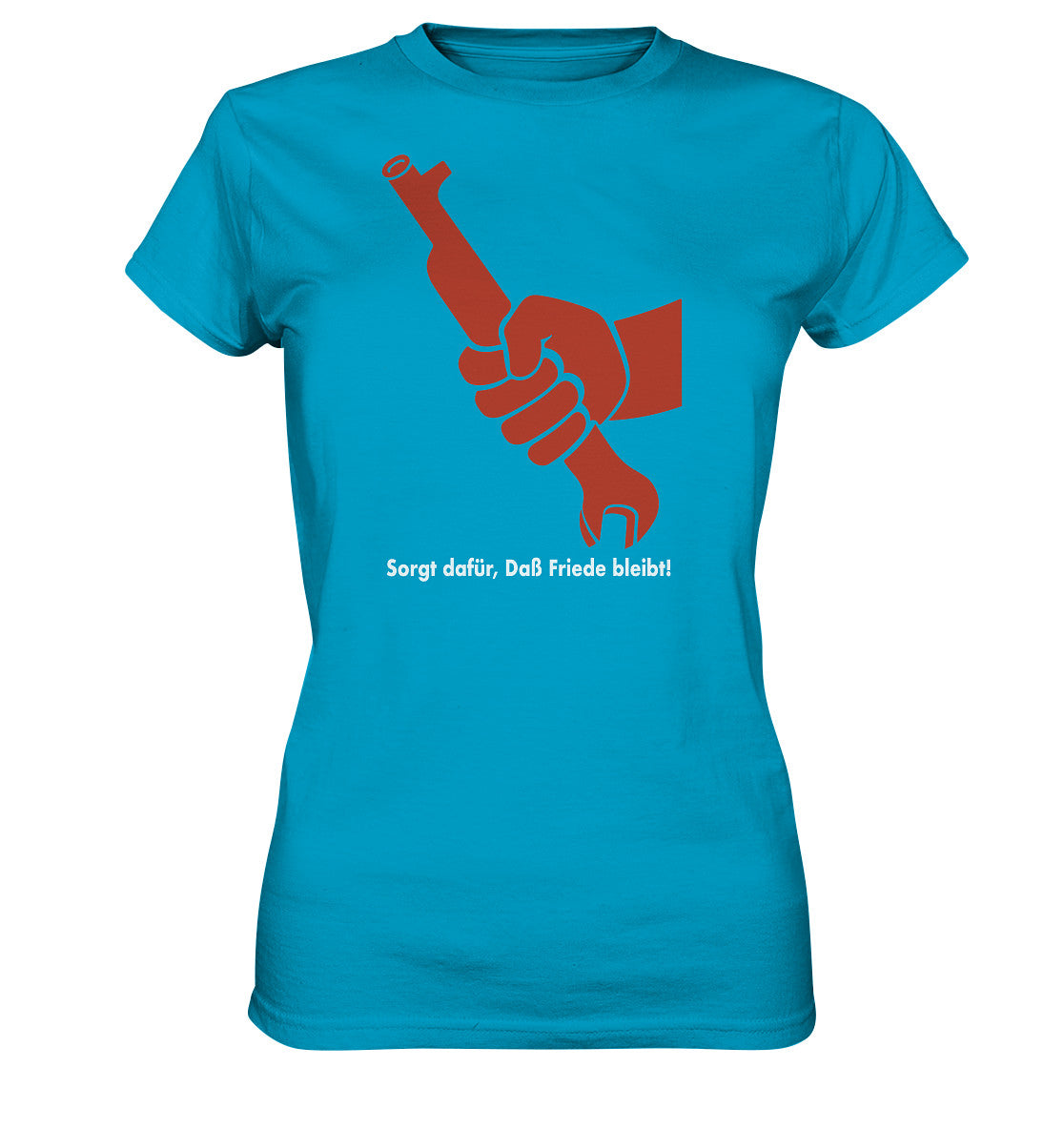 DDR Ostalgie Shirt Mädels • SORGT DAFÜR, DASS FRIEDE BLEIBT - DDR-PLAKAT 1982