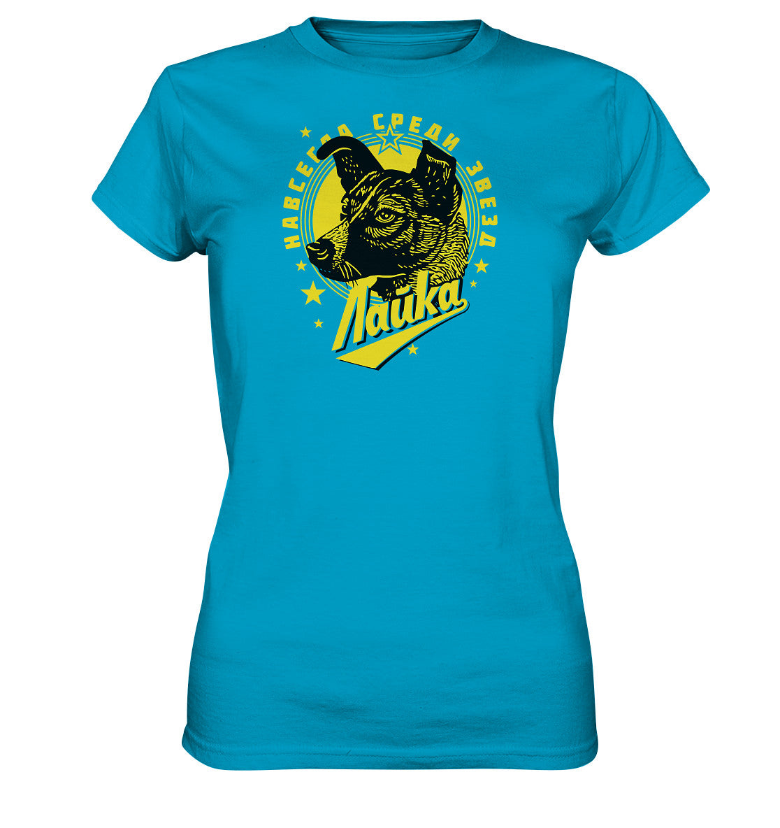 DDR Ostalgie Shirt Mädels • LAIKA - ERSTES LEBEWESEN IM WELTRAUM