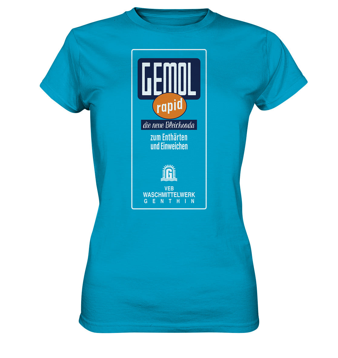 DDR Ostalgie Shirt Mädels • GEMOL - VEB WASCHMITTELWERK GENTHIN