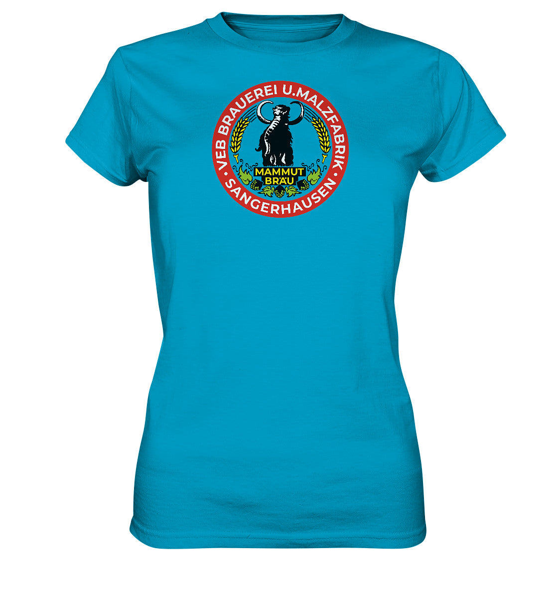 DDR Ostalgie Shirt Mädels • VEB BRAUEREI SANGERHAUSEN - MAMMUT BRÄU