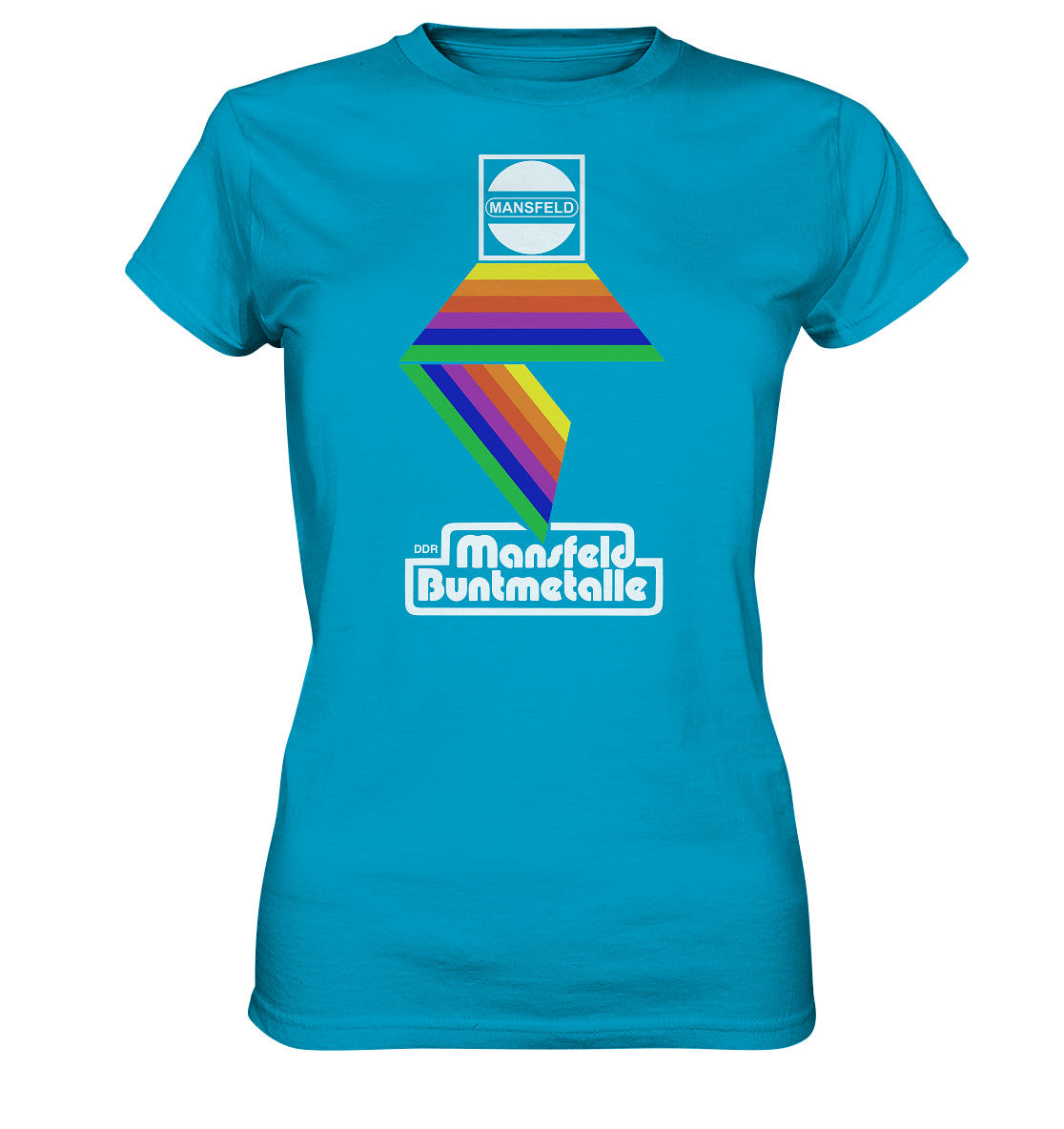 DDR Ostalgie Shirt Mädels • DDR MANSFELD BUNTMETALLE