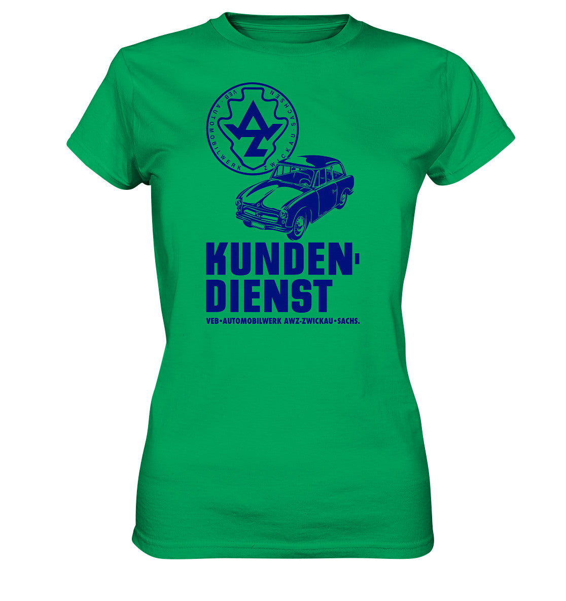 DDR Ostalgie Shirt Mädels • P70 KUNDENDIENST VEB AWZ ZWICKAU