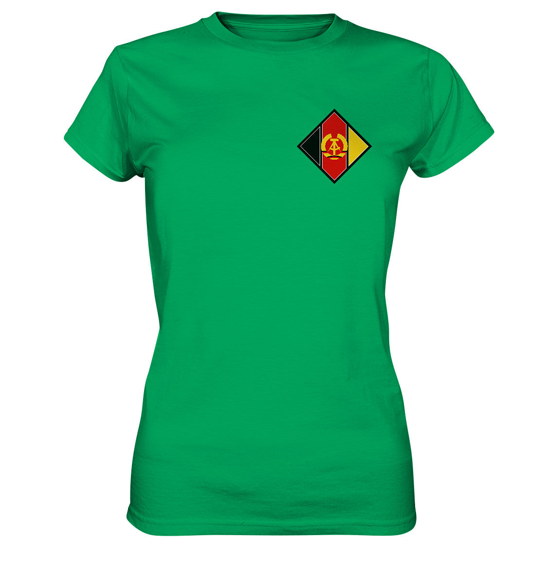 DDR Ostalgie Shirt Mädels • NVA LUFSTSTREITKRÄFTE - BRUST BADGE