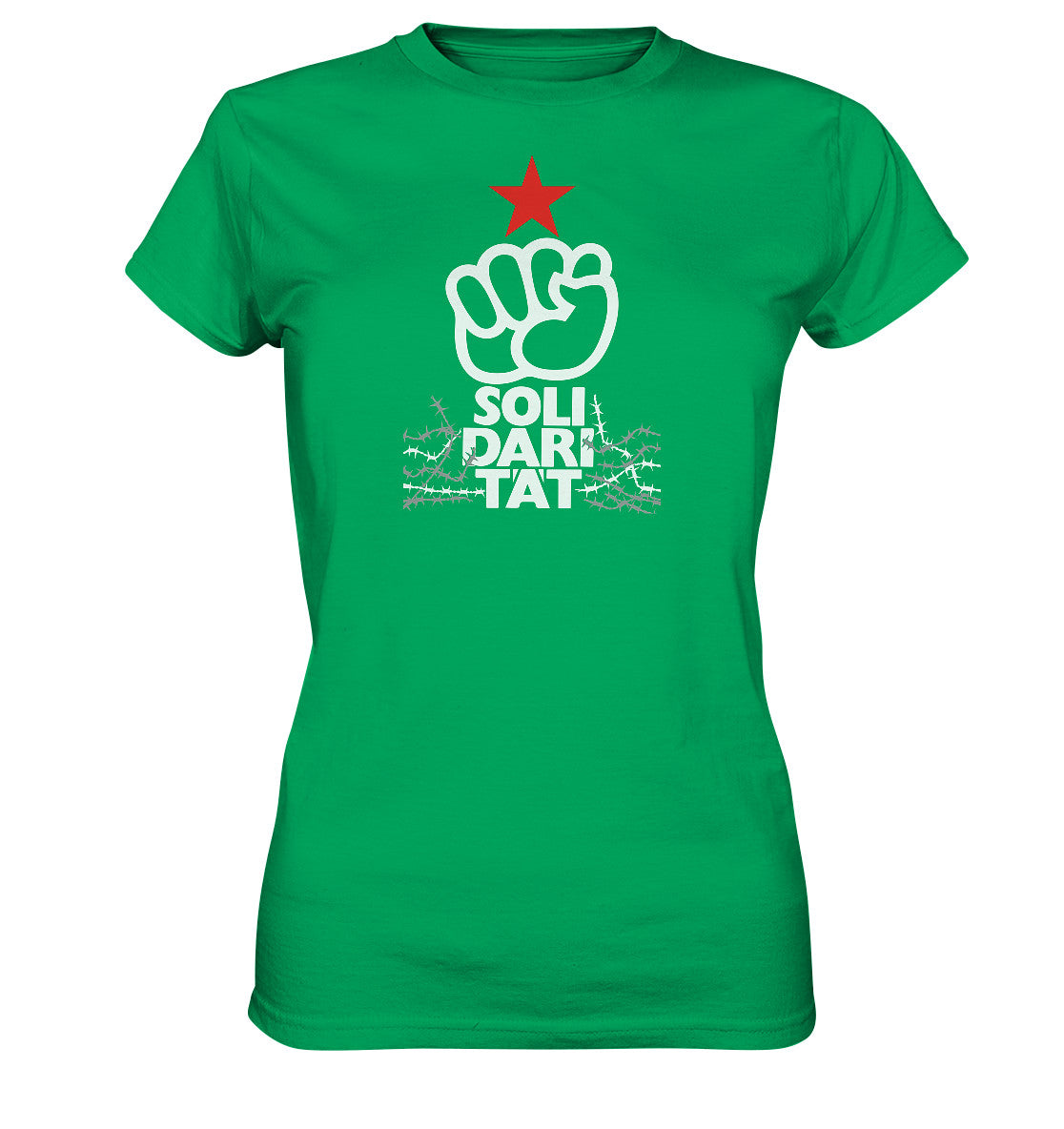 DDR Ostalgie Shirt Mädels • INTERNATIONALE SOLIDARITÄT