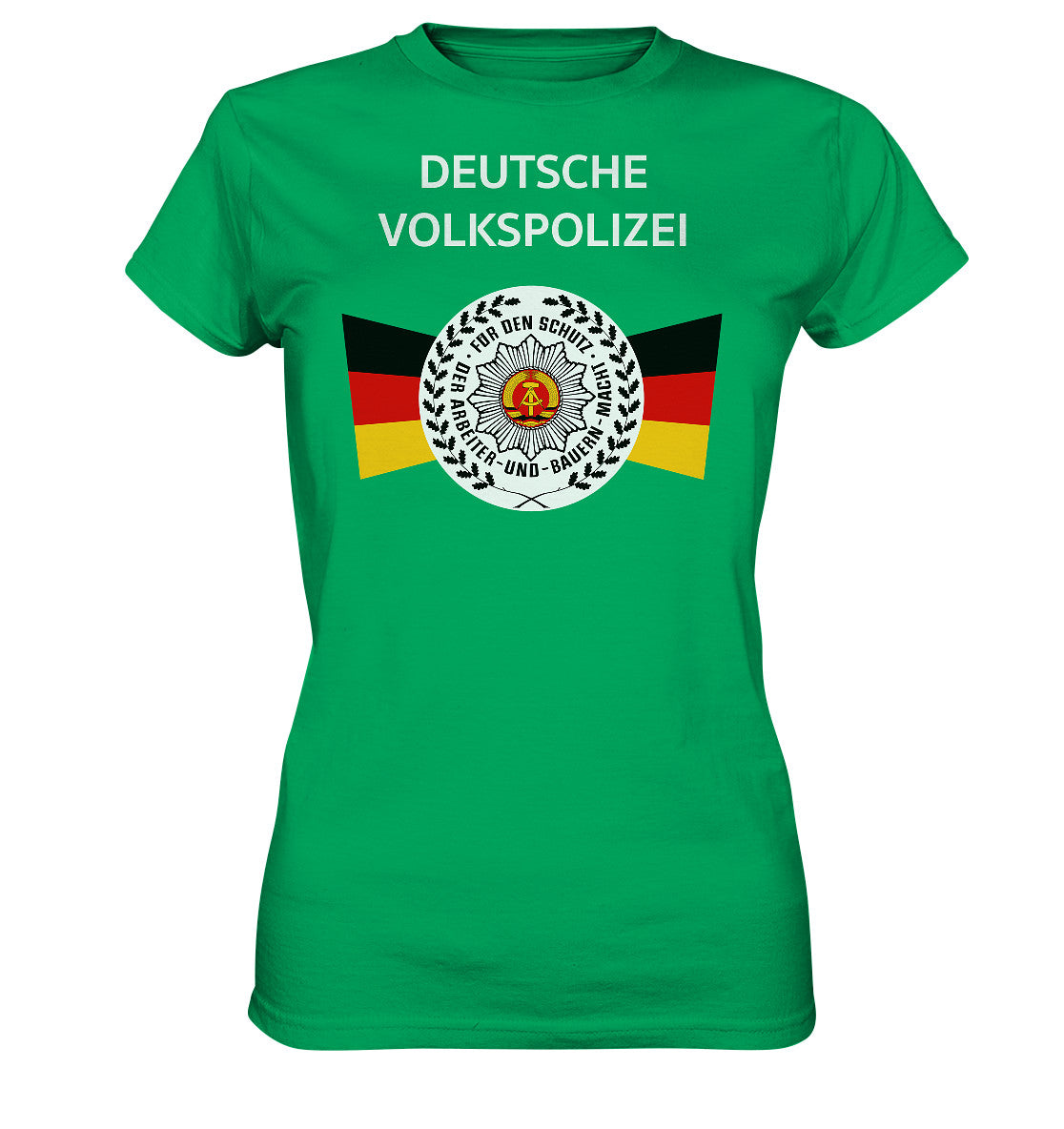 DDR Ostalgie Shirt Mädels • DEUTSCHE VOLKSPOLIZEI - ORIGINAL WIMPEL