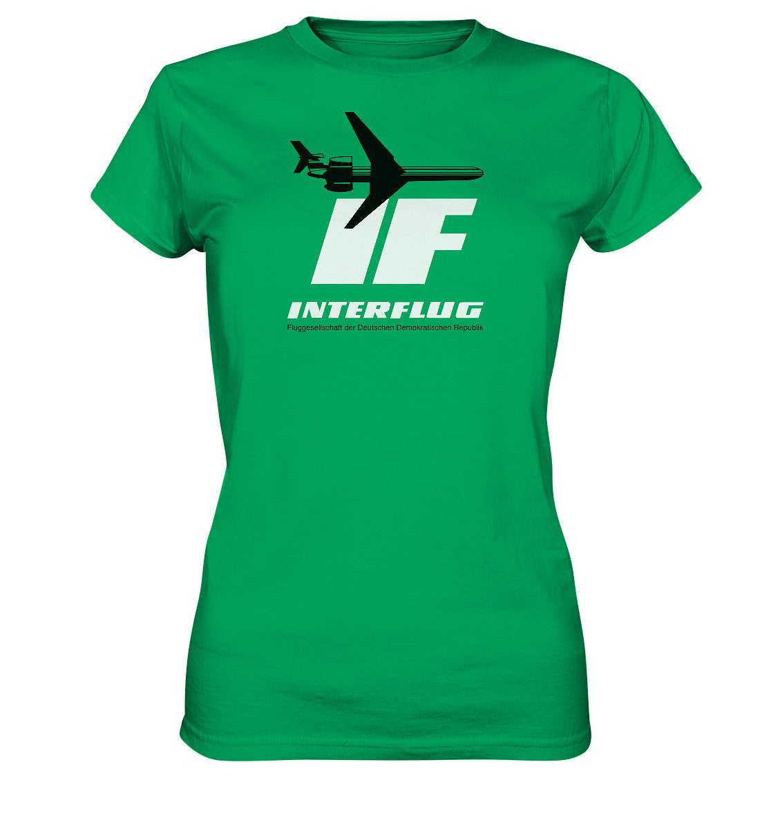 DDR Ostalgie Shirt Mädels • IF - INTERFLUG DDR - ORIGINAL WERBUNG