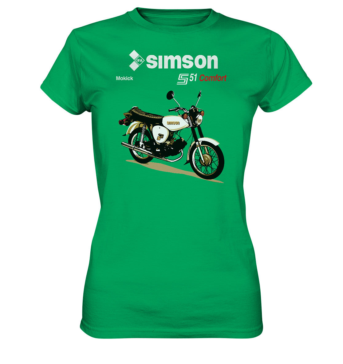 DDR Ostalgie Shirt Mädels • SIMSON COMFORT - ORIGINAL PROSPEKT