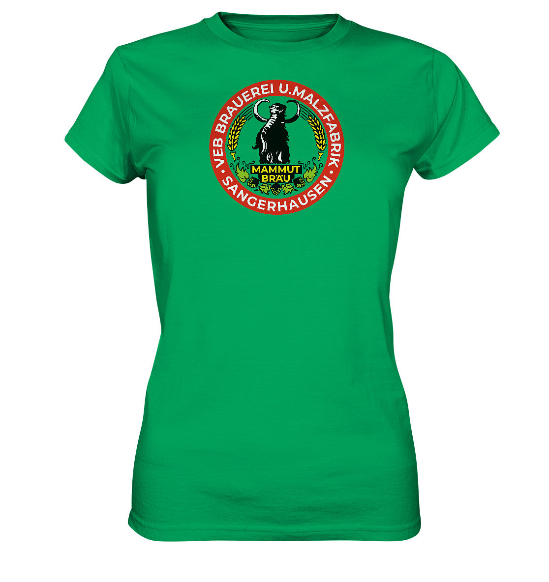 DDR Ostalgie Shirt Mädels • VEB BRAUEREI SANGERHAUSEN - MAMMUT BRÄU