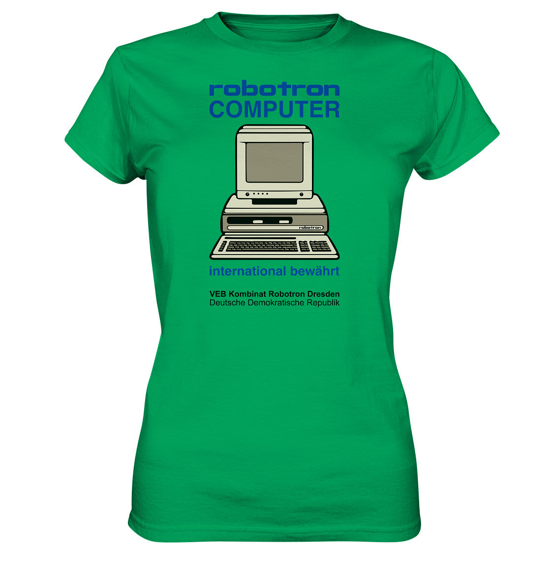 DDR Ostalgie Shirt Mädels • ROBOTRON COMPUTER DRESDEN