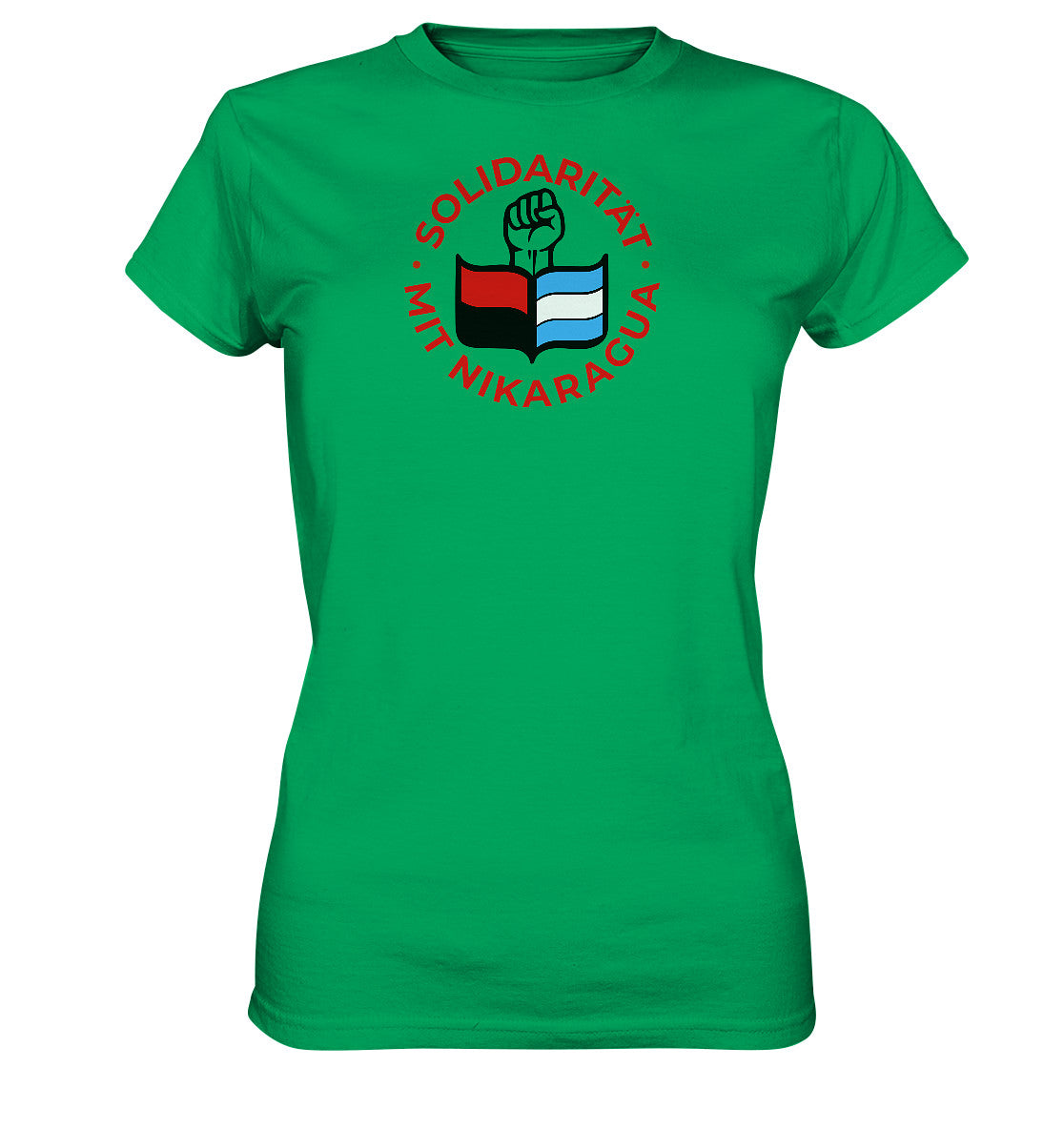 DDR Ostalgie Shirt Mädels • SOLIDARITÄT MIT NIKARAGUA