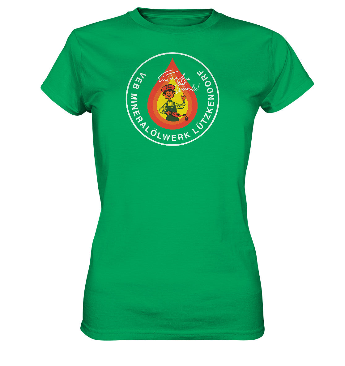 DDR Ostalgie Shirt Mädels • VEB MINERALÖLWERK LÜTZKENDORF