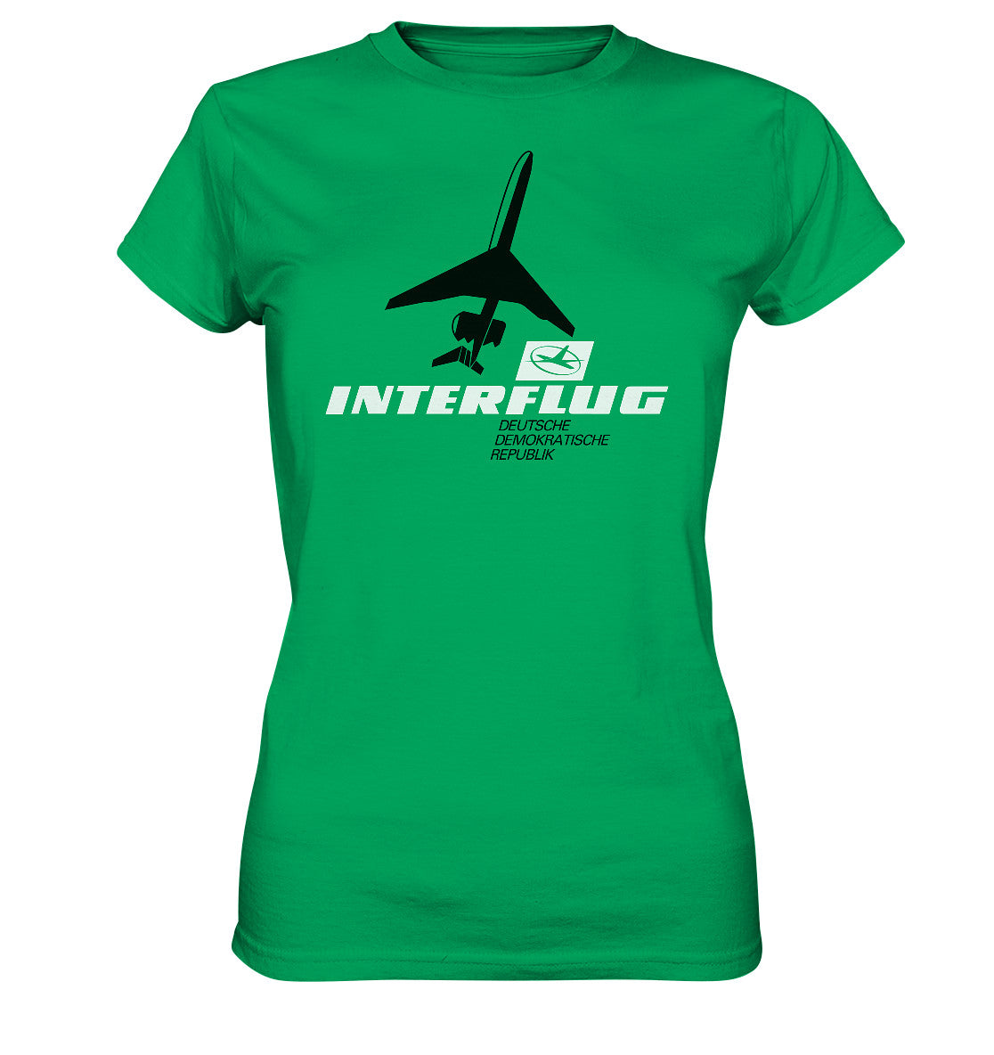 DDR Ostalgie Shirt Mädels • IF - INTERFLUG DDR - ORIGINAL WERBUNG 1981