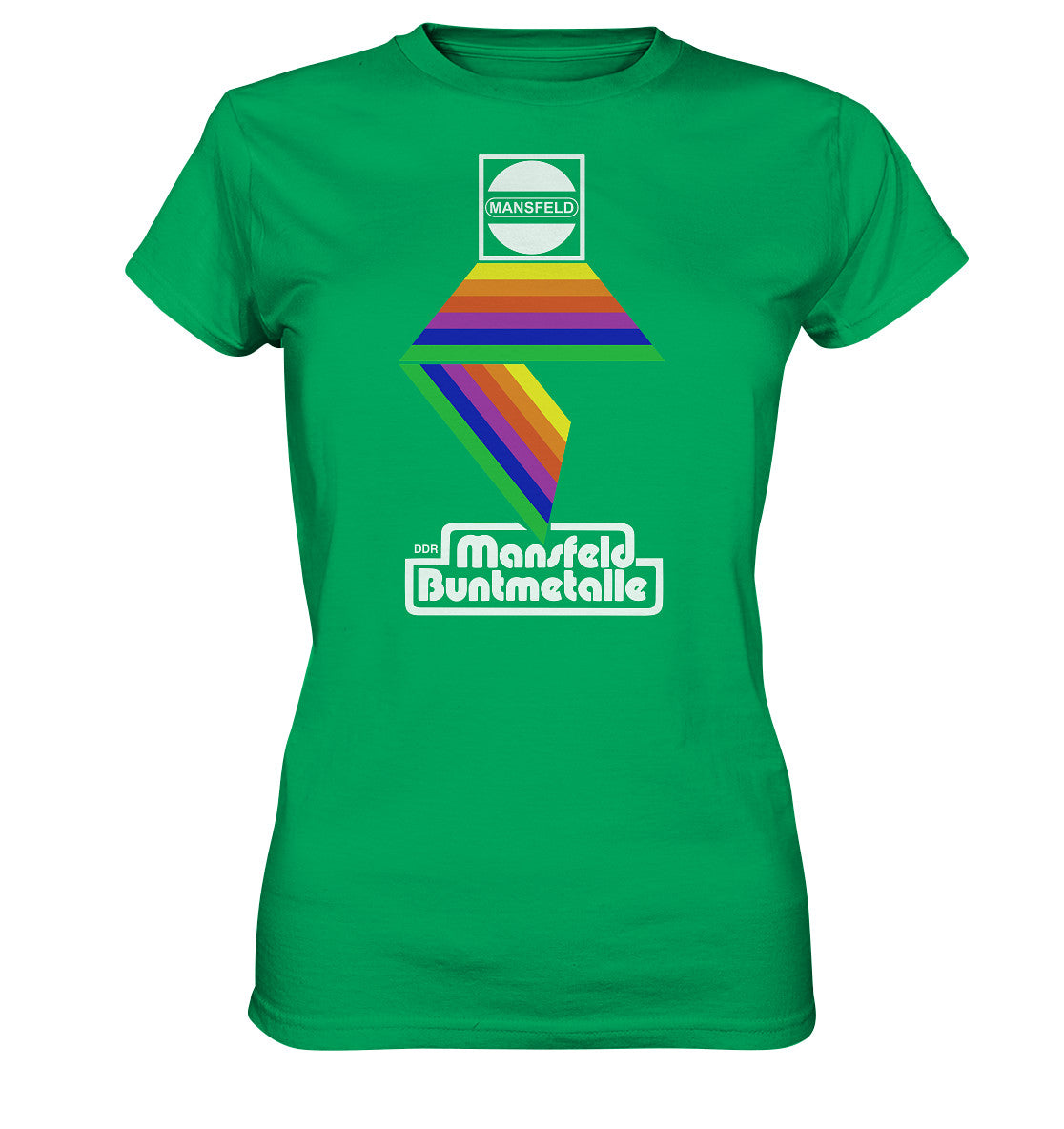 DDR Ostalgie Shirt Mädels • DDR MANSFELD BUNTMETALLE