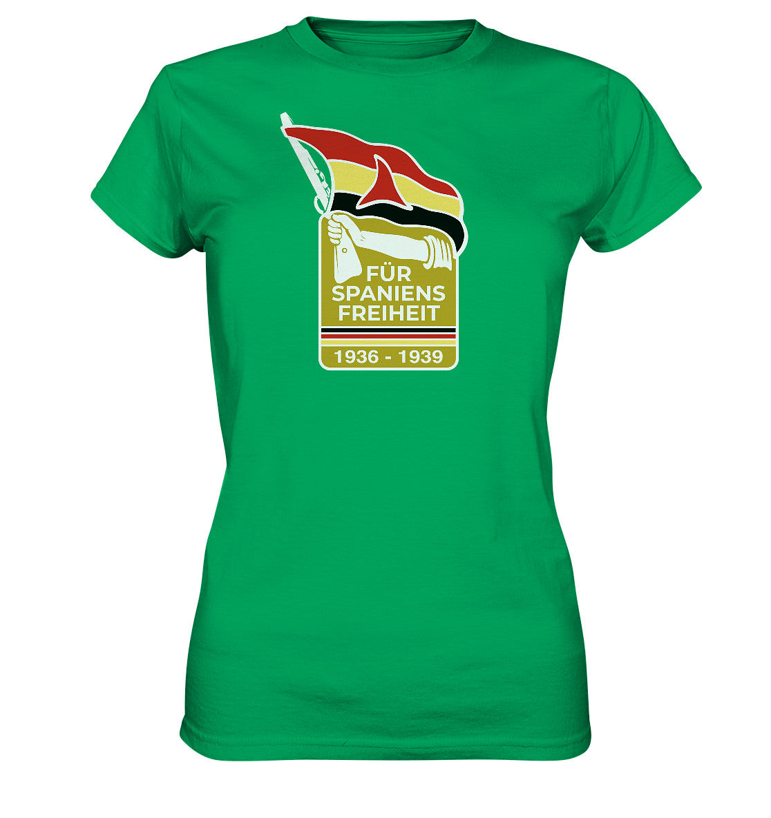 DDR Ostalgie Shirt Mädels • FÜR SPANIENS FREIHEIT - ABZEICHEN SPANIENKÄMPFER
