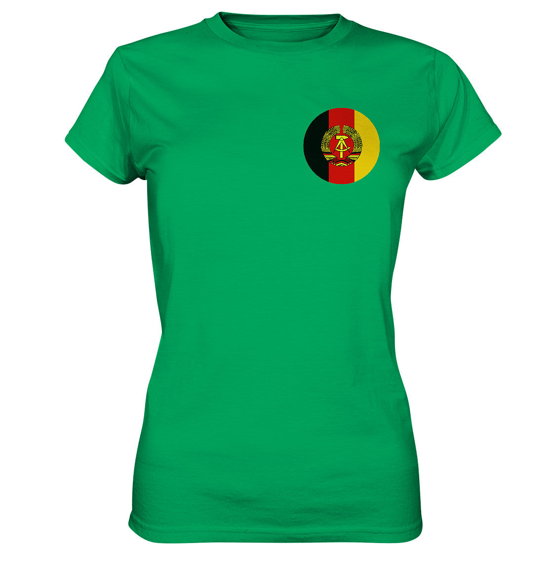 DDR Ostalgie Shirt Mädels • NVA - BRUST BADGE