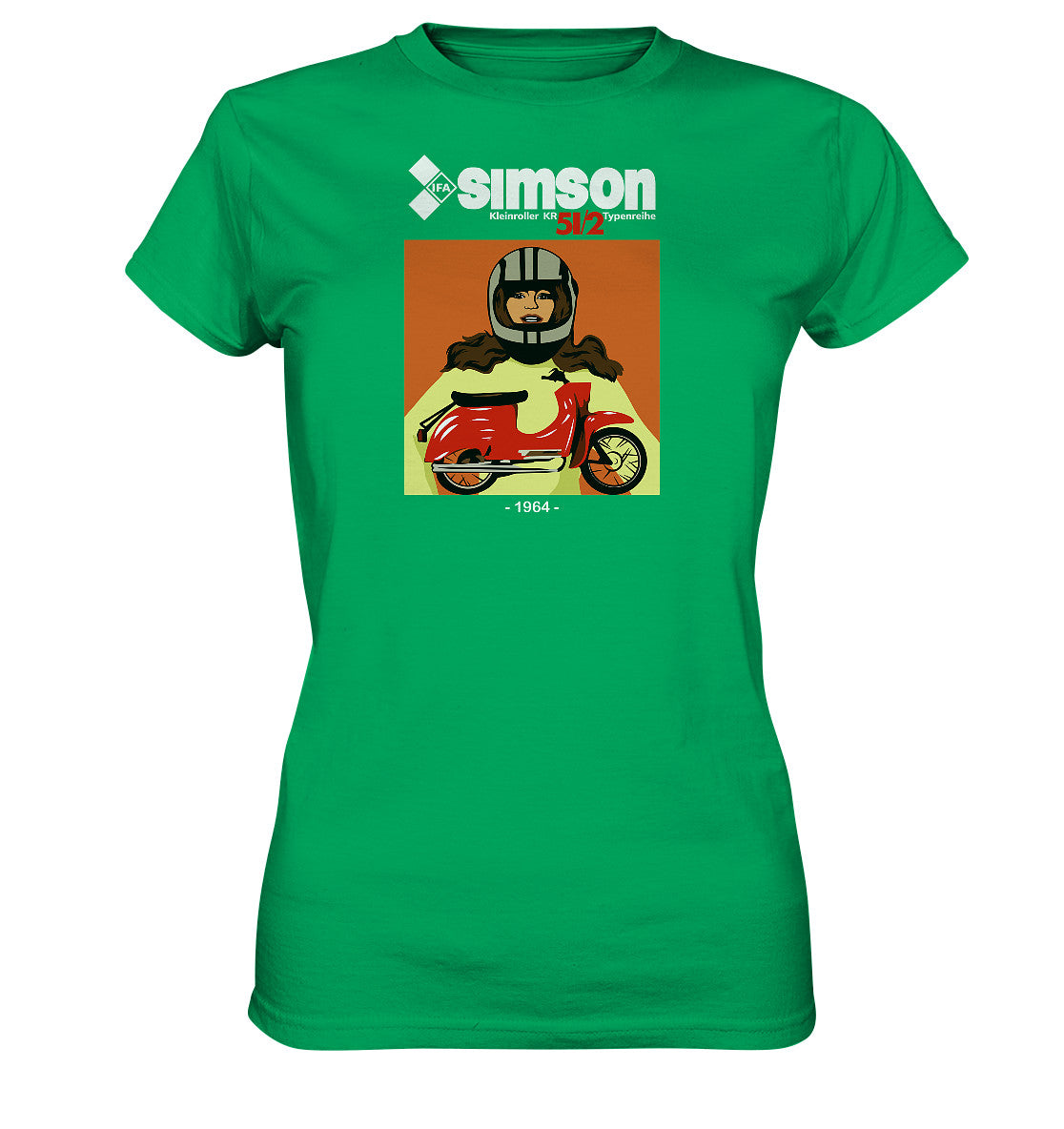 DDR Ostalgie Shirt Mädels • SIMSON SCHWALBE KR51-2 (1964)