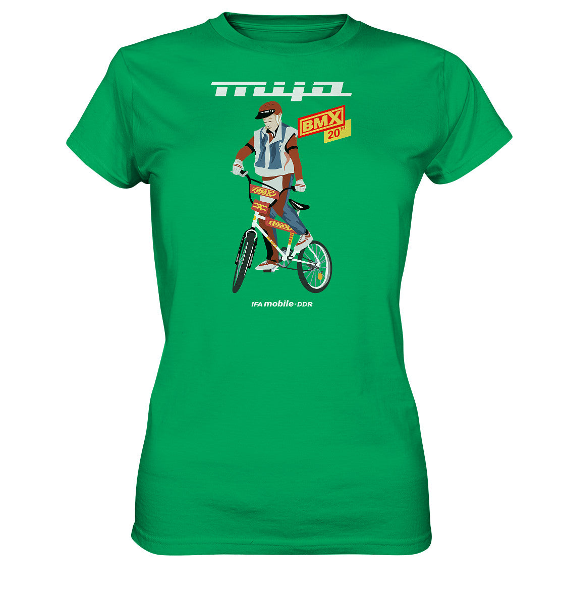 DDR Ostalgie Shirt Mädels • MIFA BMX - ORIGINAL WERBUNG