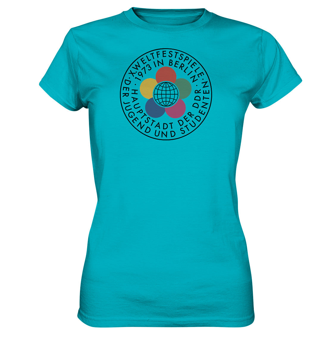DDR Ostalgie Shirt Mädels • WELTFESTSPIELE 1973 - hell