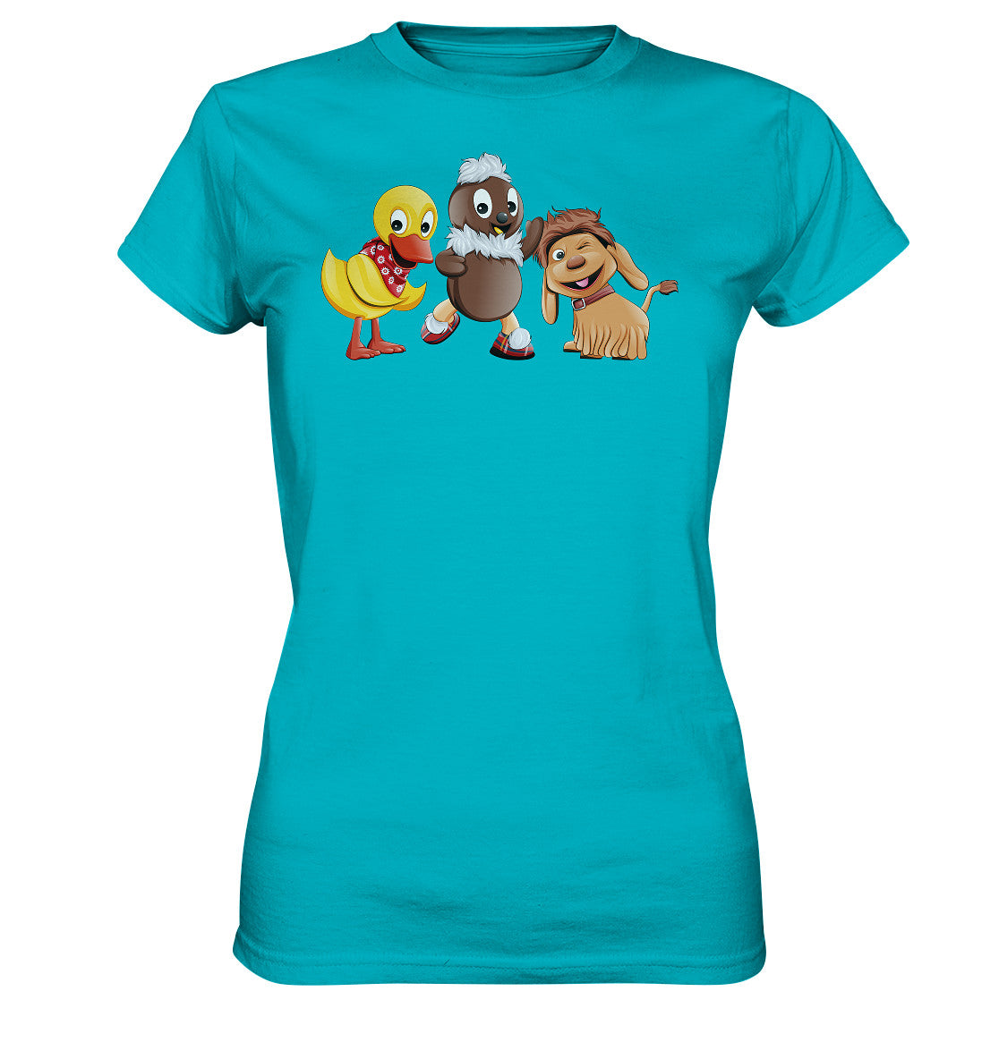 DDR Ostalgie Shirt Mädels • UNSER SANDMÄNNCHEN - PITTI, MOPPI & SCHNATTERINCHEN