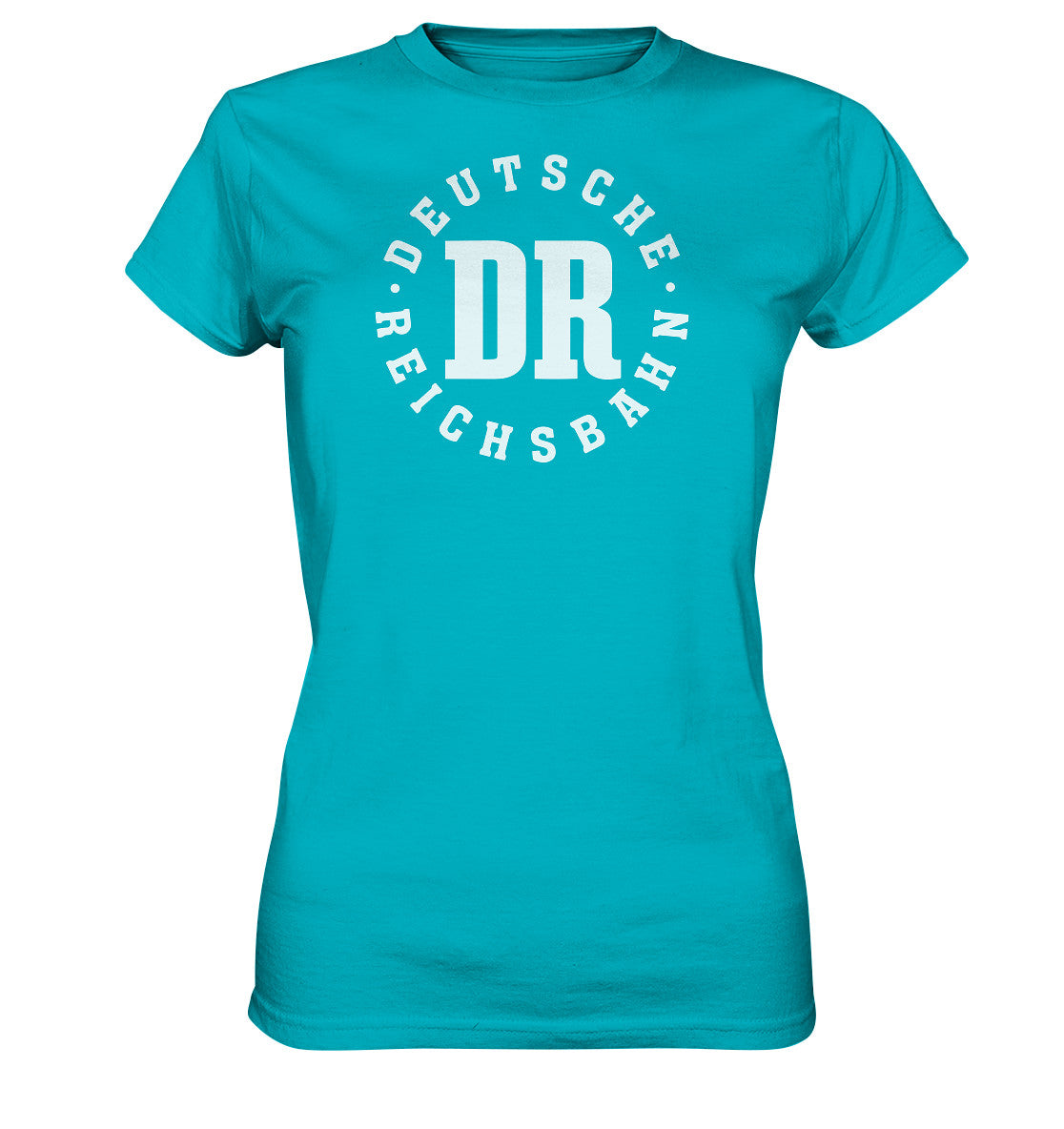 DDR Ostalgie Shirt Mädels • DR - DEUTSCHE REICHSBAHN - dunkel