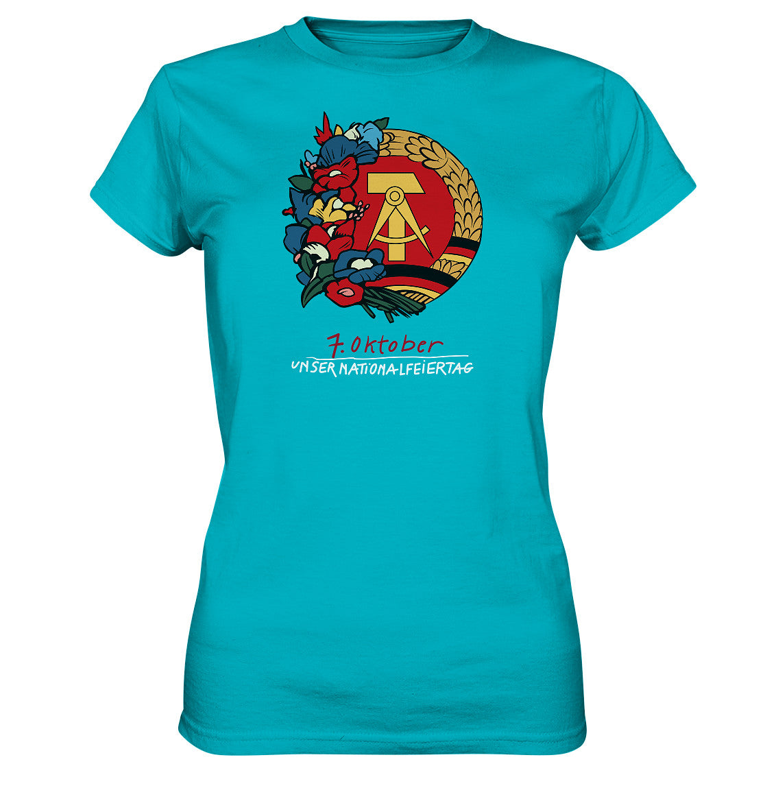 DDR Ostalgie Shirt Mädels • 7. OKTOBER - DDR-NATIONALFEIERTAG