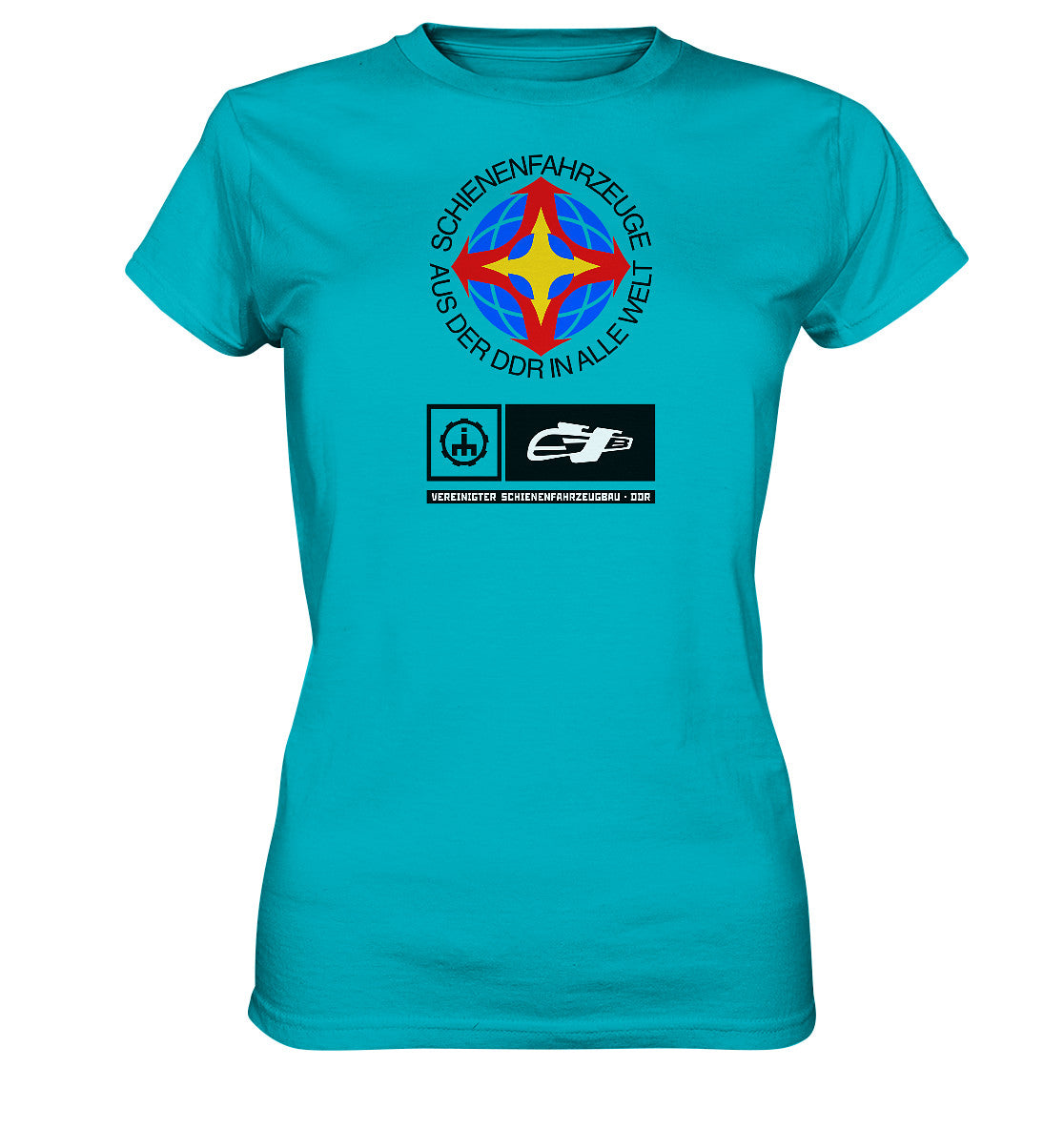 DDR Ostalgie Shirt Mädels • VEREINIGTER SCHIENENFAHRZEUGBAU DDR