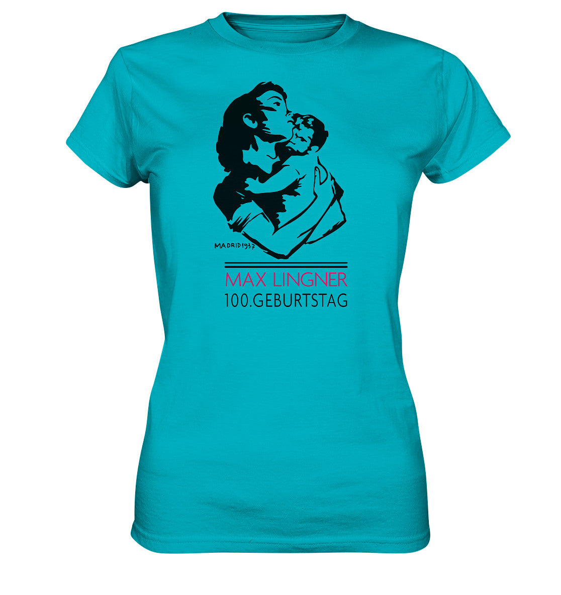 DDR Ostalgie Shirt Mädels • 100. GEBURTSTAG MAX LINGNER