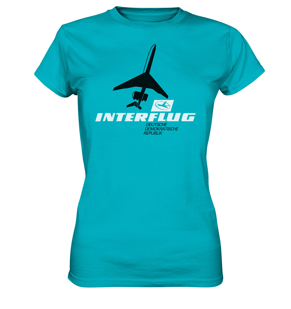 DDR Ostalgie Shirt Mädels • IF - INTERFLUG DDR - ORIGINAL WERBUNG 1981