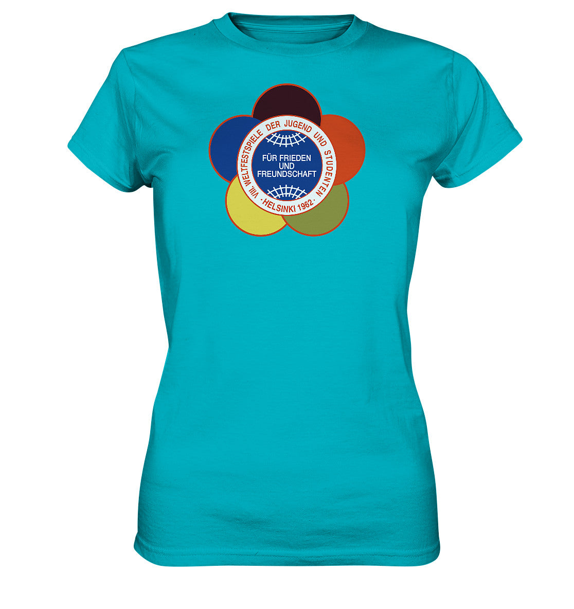 DDR Ostalgie Shirt Mädels • WELTFESTSPIELE DER JUGEND - HELSINKI 1962