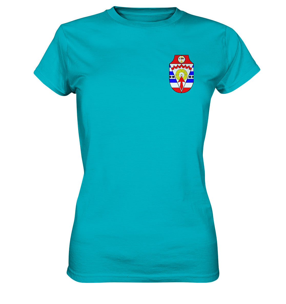 DDR Ostalgie Shirt Mädels • DDR GRENZBRIGADE KÜSTE BRUST BADGE