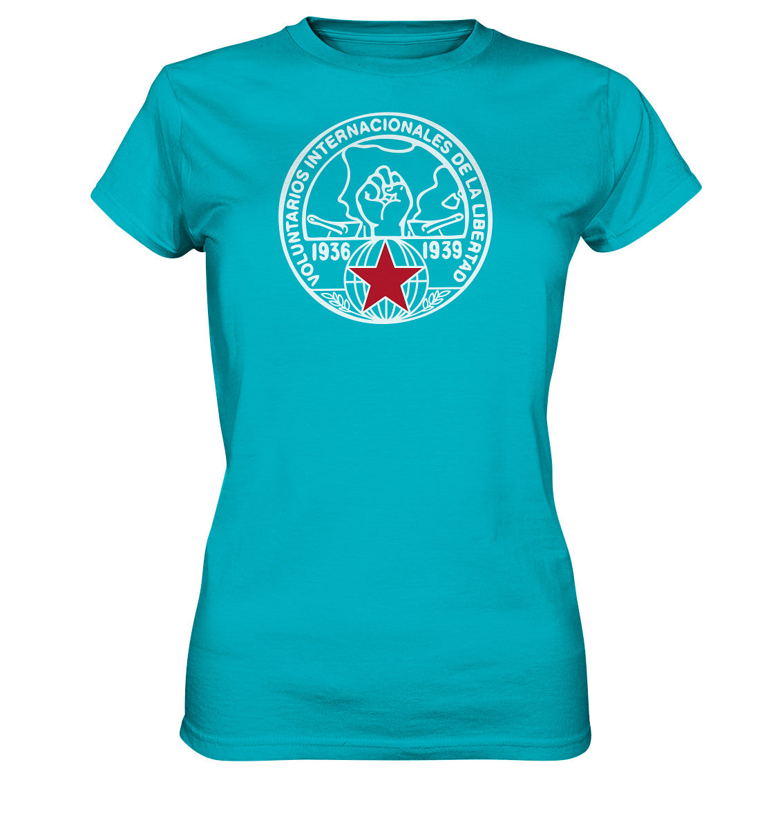DDR Ostalgie Shirt Mädels • INTERNATIONALE BRIGADEN SPANIEN 1936 - dunkel