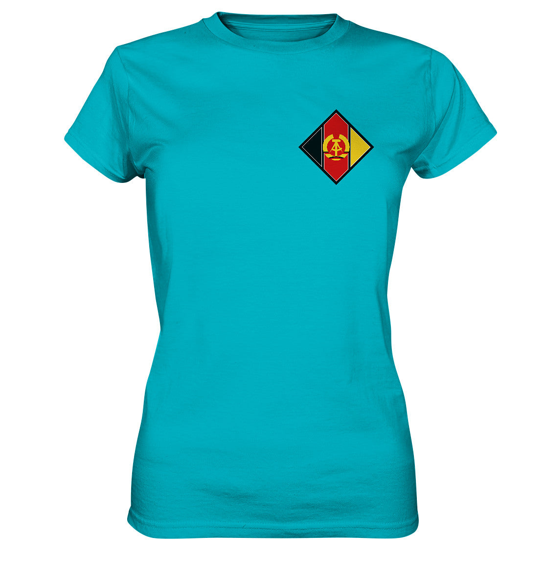 DDR Ostalgie Shirt Mädels • NVA LUFSTSTREITKRÄFTE - BRUST BADGE