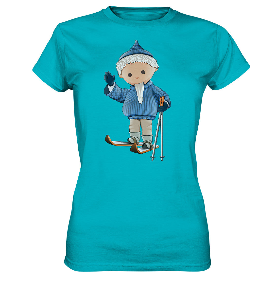 DDR Ostalgie Shirt Mädels • UNSER SANDMÄNNCHEN - AUF SKIERN (PU 422)