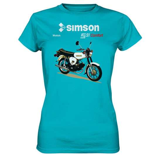 DDR Ostalgie Shirt Mädels • SIMSON COMFORT - ORIGINAL PROSPEKT