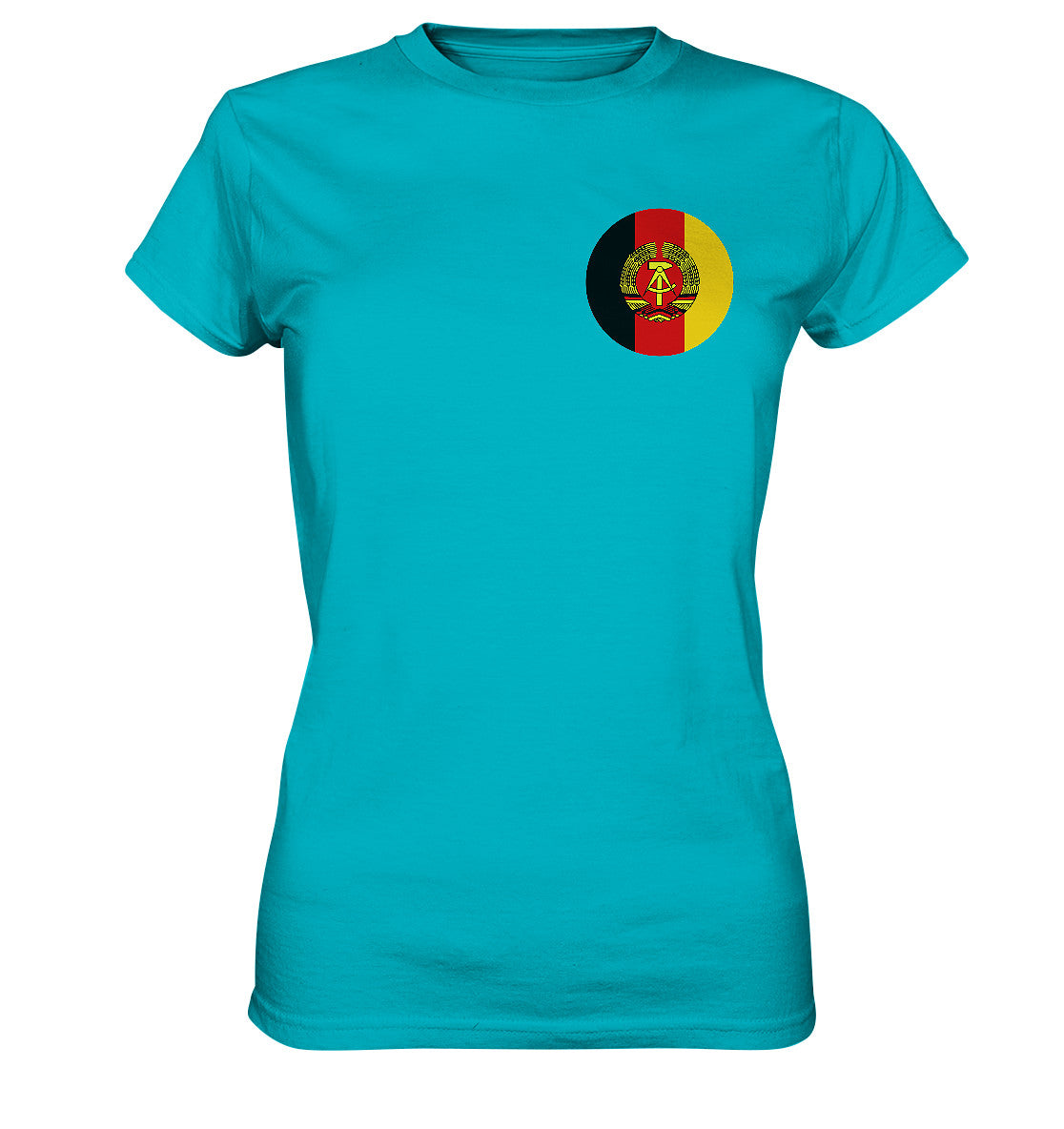 DDR Ostalgie Shirt Mädels • NVA - BRUST BADGE