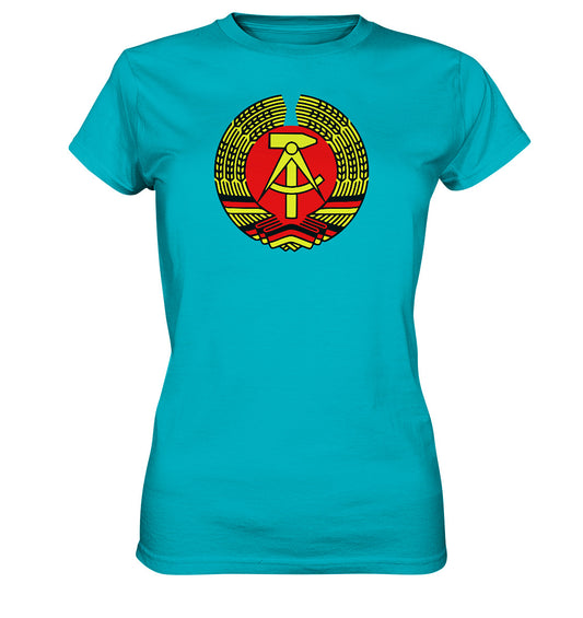 DDR Ostalgie Shirt Mädels • DDR EMBLEM