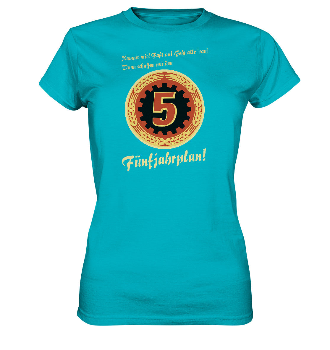 DDR Ostalgie Shirt Mädels • FÜNFJAHRPLAN