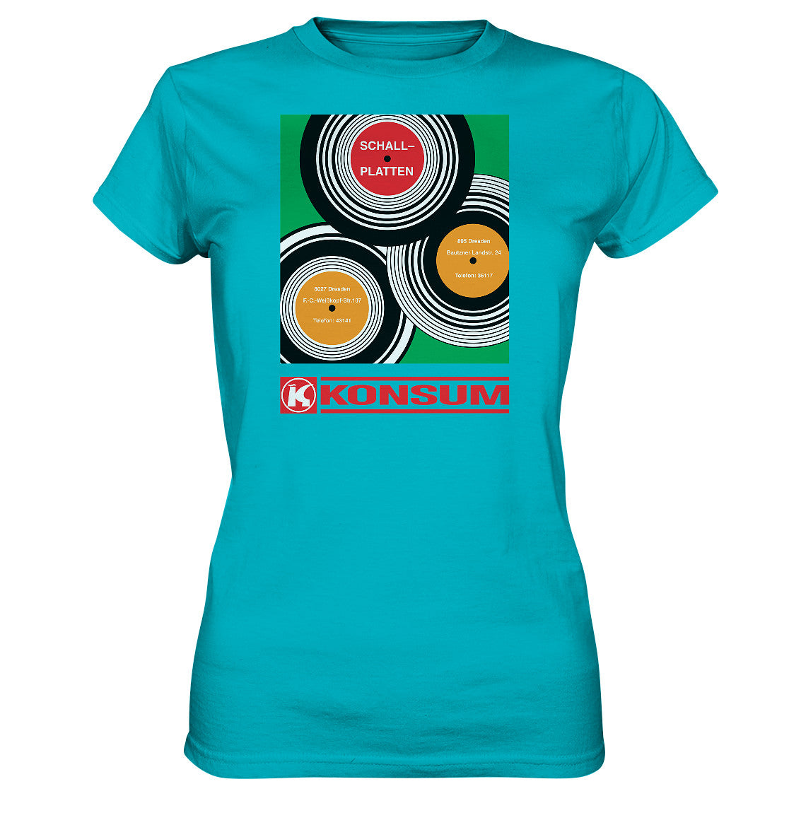PREMIUM SHIRT MÄDELS • KONSUM SCHALLPLATTEN DRESDEN