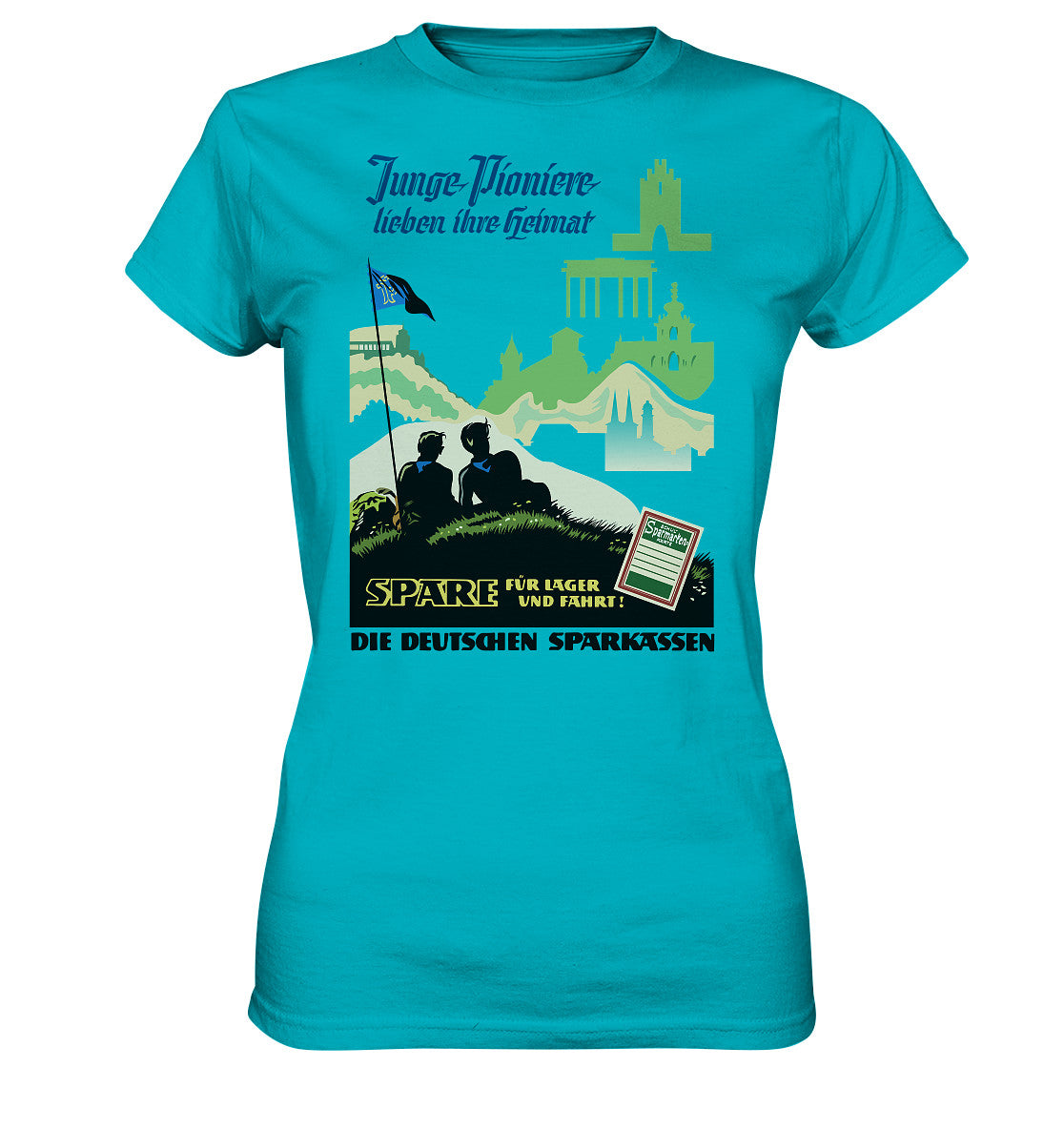 DDR Ostalgie Shirt Mädels • JUNGE PIONIERE LIEBEN IHRE HEIMAT