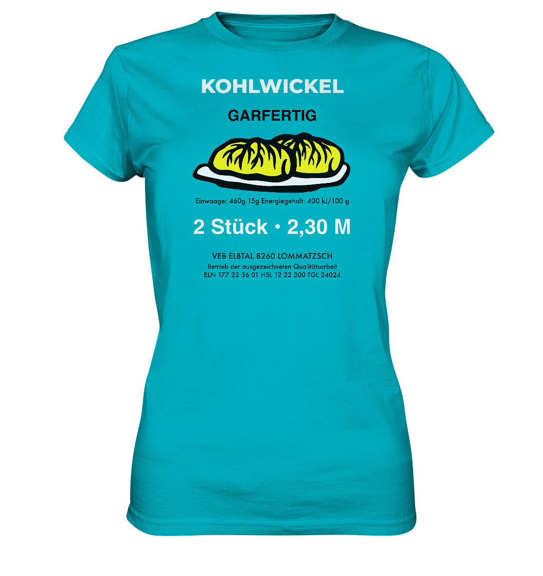 DDR Ostalgie Shirt Mädels • ELBTAL KOHLWICKEL - Ladies Premium Shirt