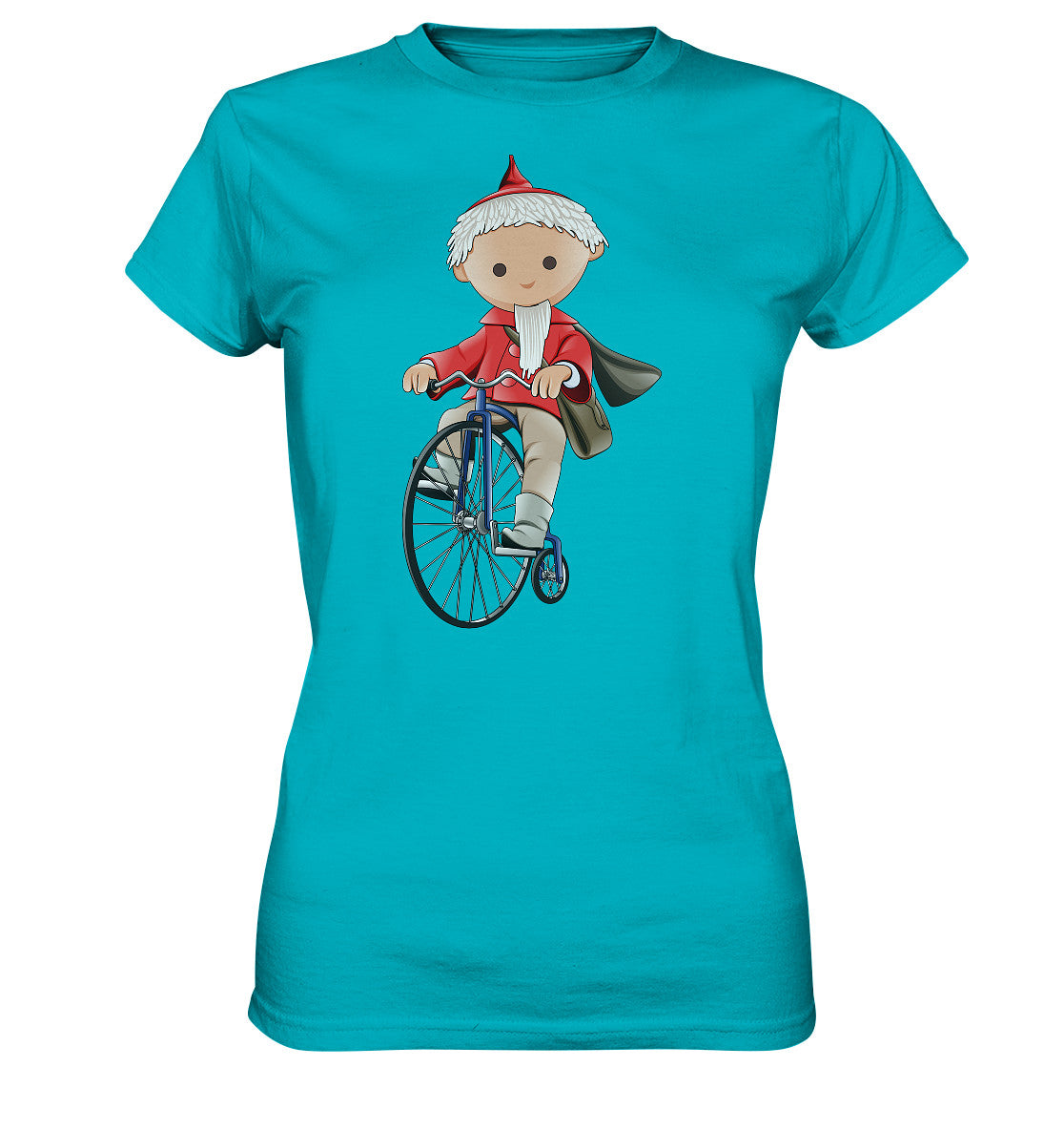 DDR Ostalgie Shirt Mädels • UNSER SANDMÄNNCHEN - AUF DEM HOCHRAD - ROT (PU-97, 1969)
