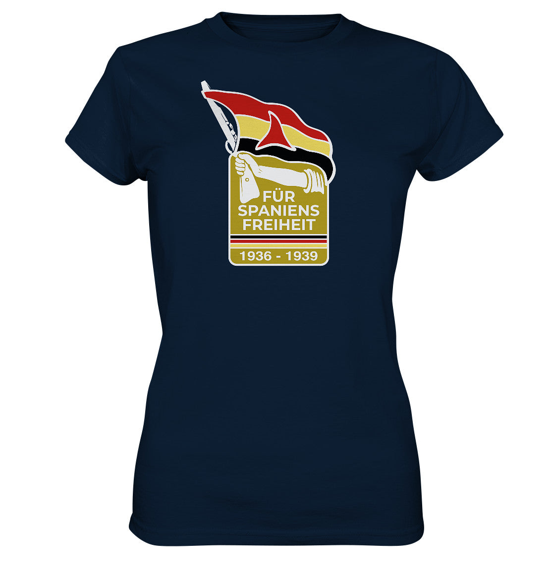DDR Ostalgie Shirt Mädels • FÜR SPANIENS FREIHEIT - ABZEICHEN SPANIENKÄMPFER