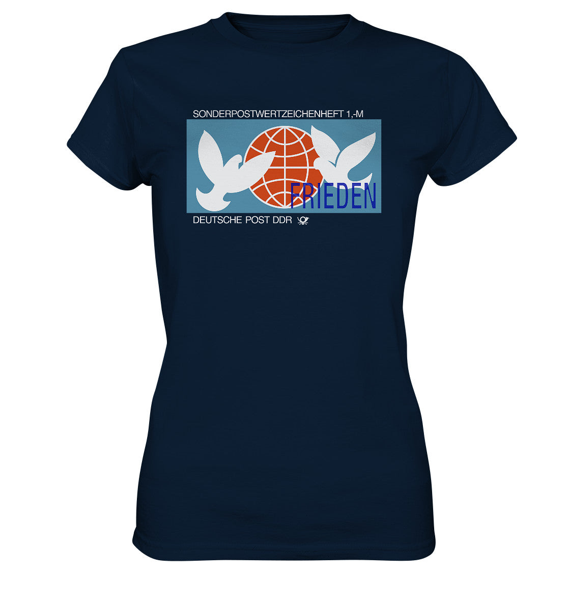 DDR Ostalgie Shirt Mädels • SONDERMARKE FRIEDEN - DDR