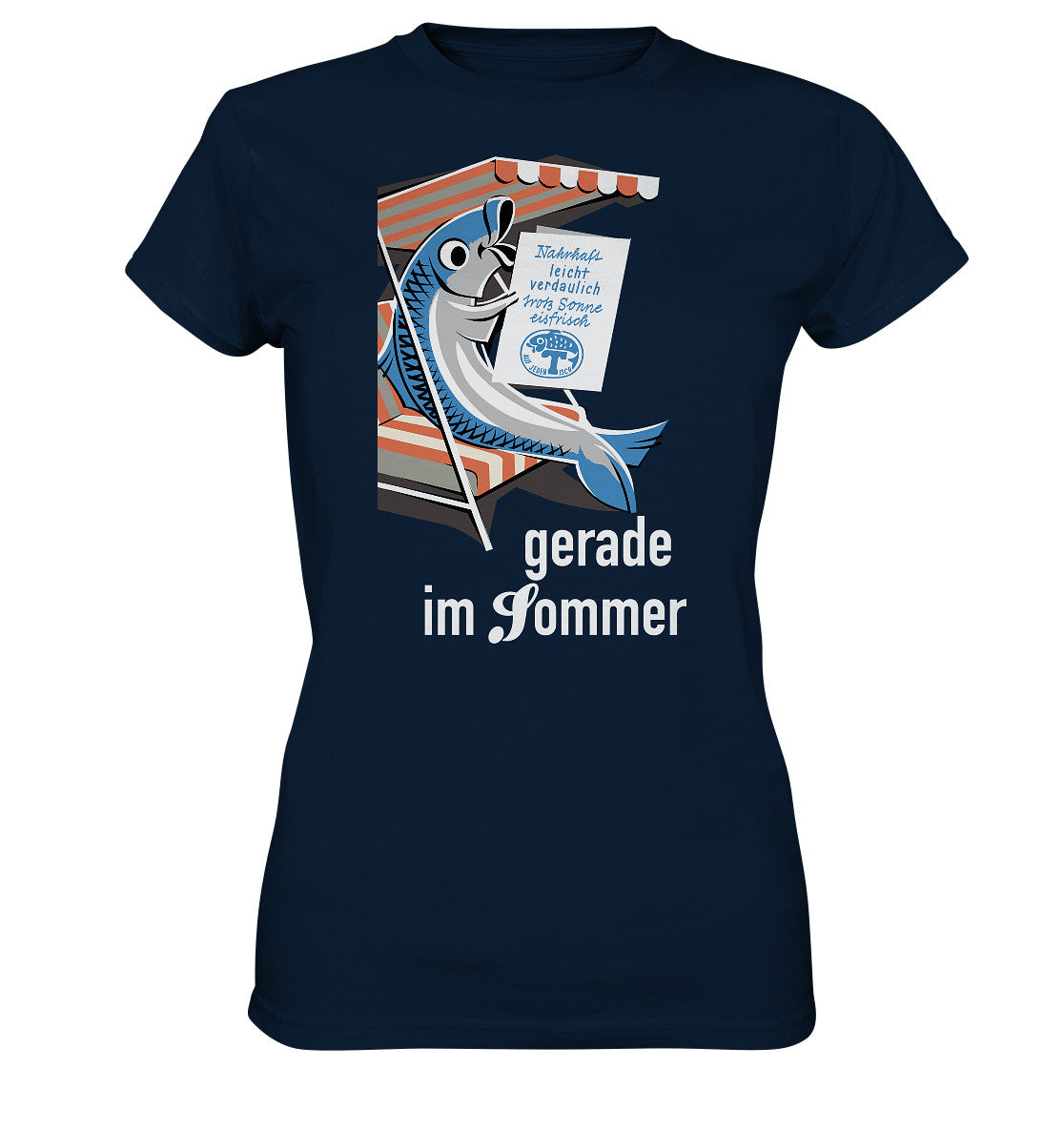 DDR Ostalgie Shirt Mädels • FISCH, FRISCH AUF JEDEN TISCH - GERADE IM SOMMER