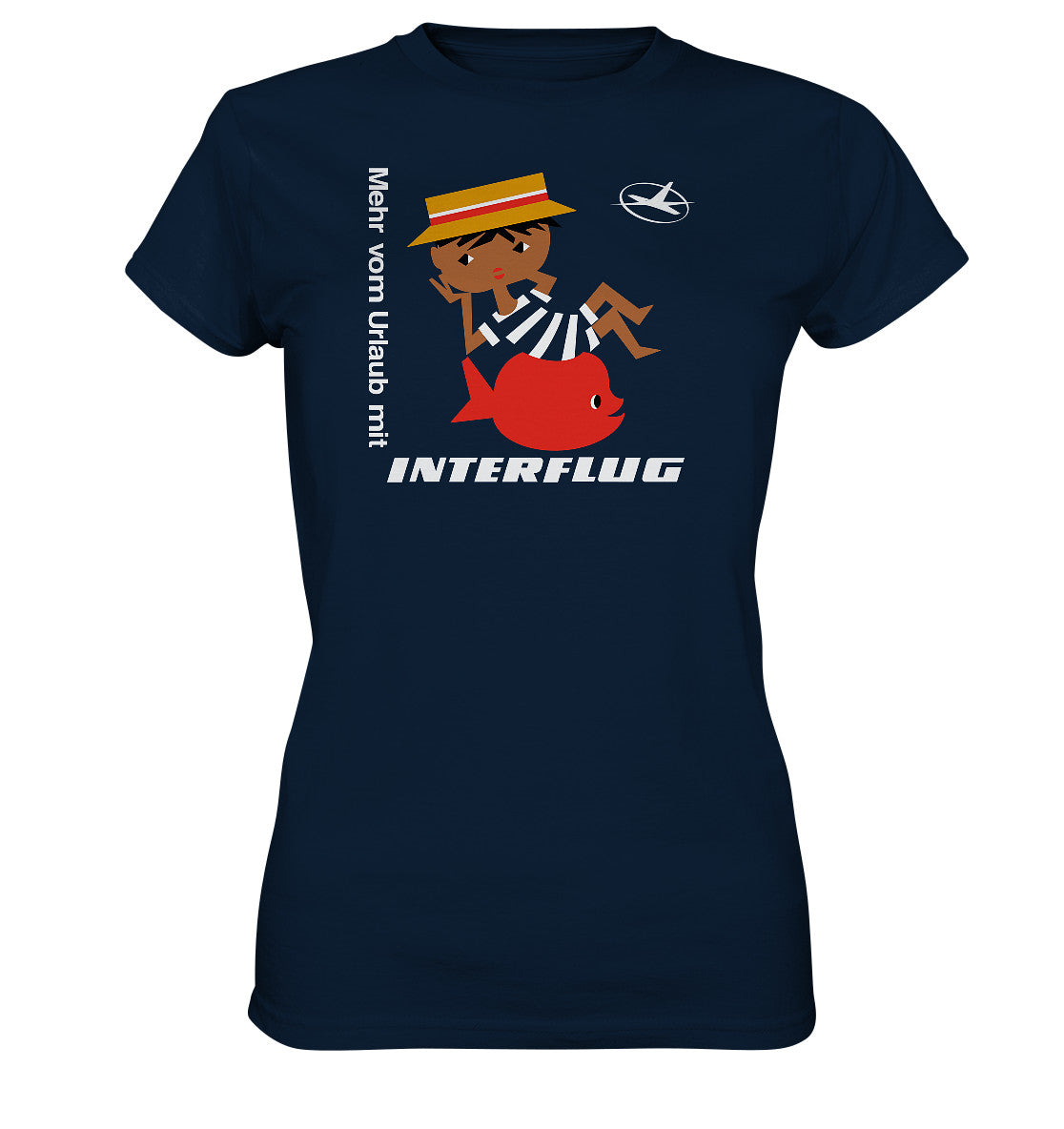 DDR Ostalgie Shirt Mädels • MEHR VOM URLAUB - MIT INTERFLUG
